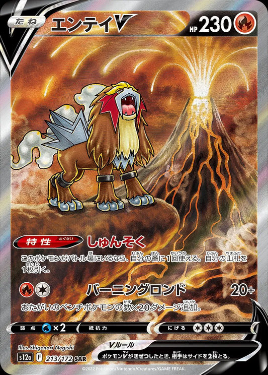Entei V - VSTAR Universe - 213/172 - SAR - Japanese