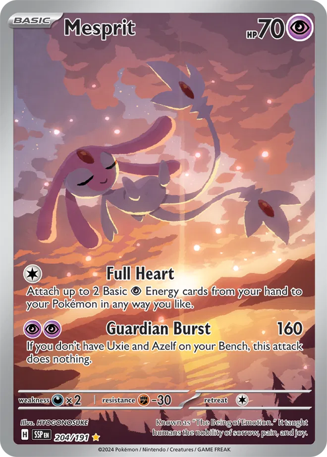 Mesprit - Surging Sparks - 204/191 - IR - English