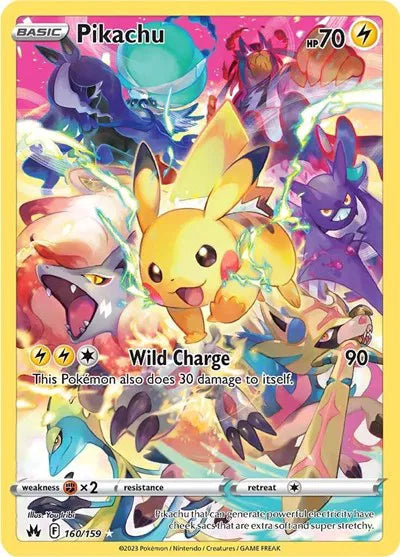 Pikachu - Crown Zenith - 160/159 - Secret - English